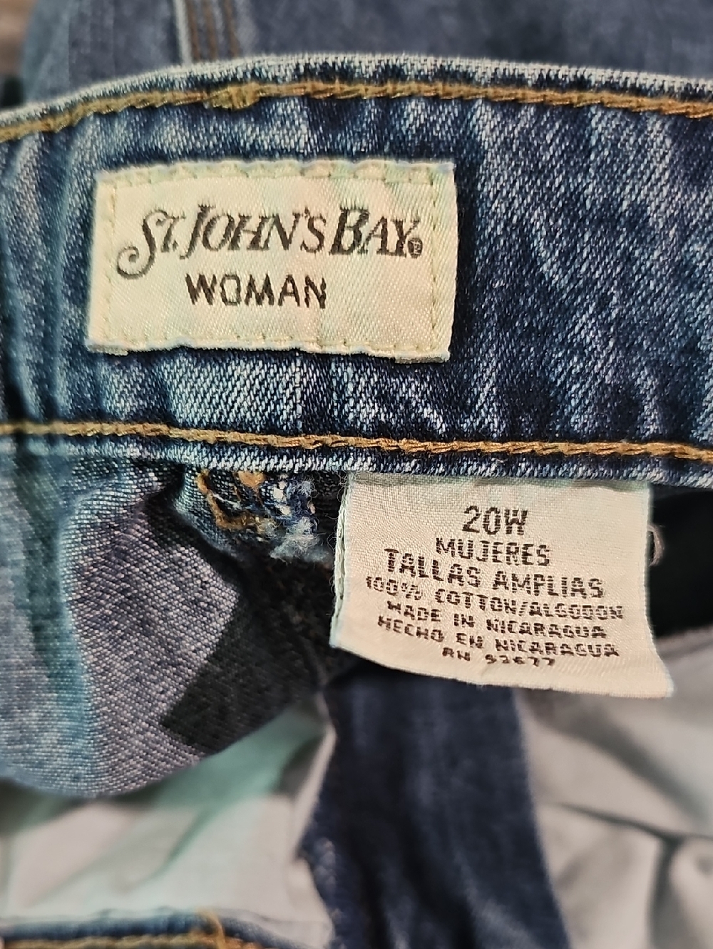 🐢St. John Bay Woman - denim skirt - Picture 7 of 8